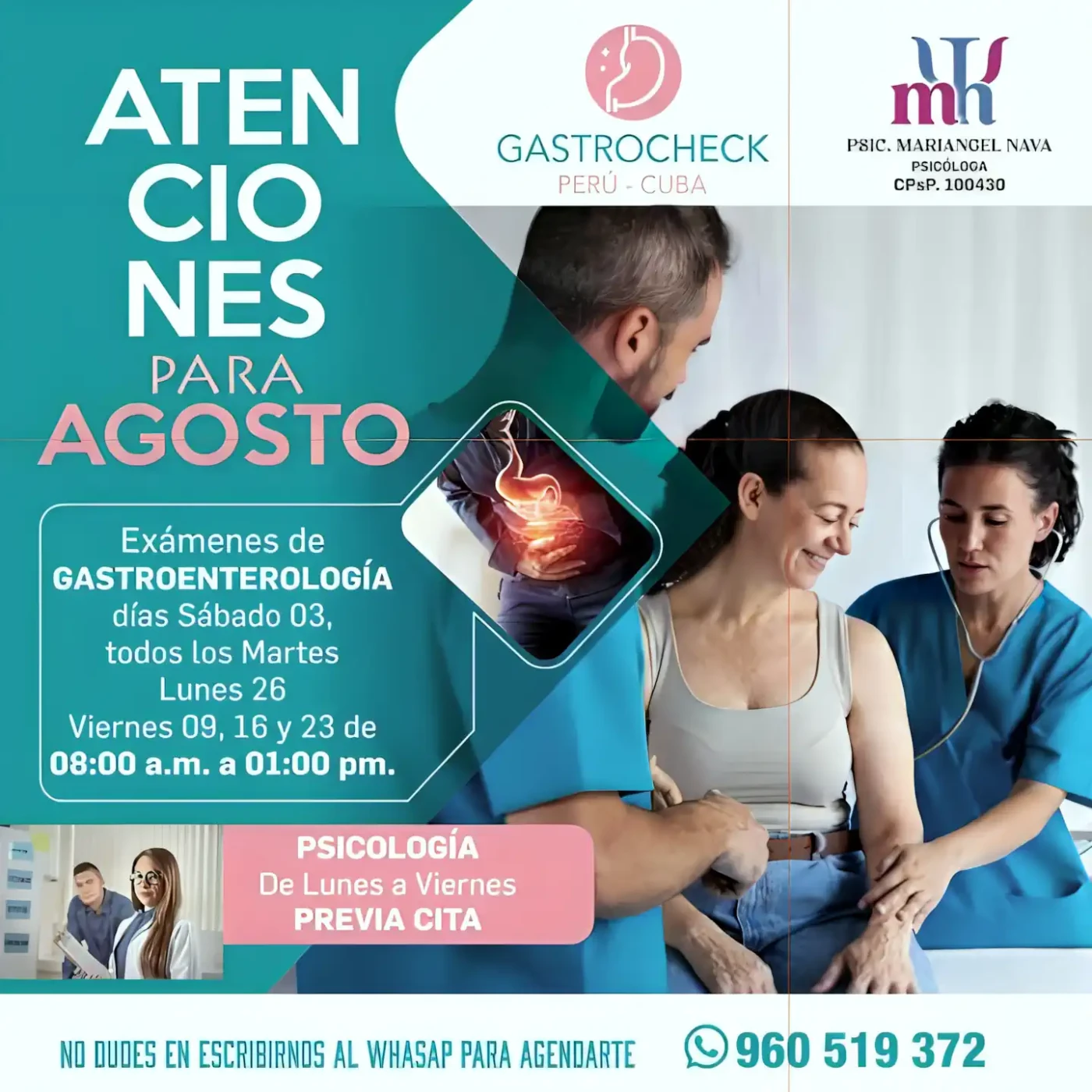 Horario Gastrocheck